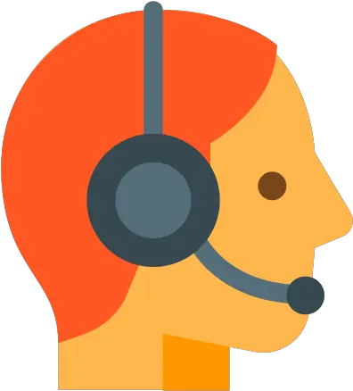  Customer Support Icon In Color Style Customer Service Icon Orange Png Tech Support Icon