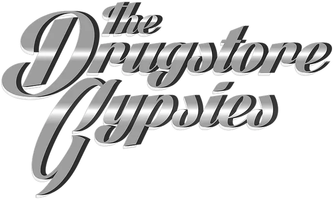  National Touring Band The Drugstore Gypsies Calligraphy Png Chrome Logo Png