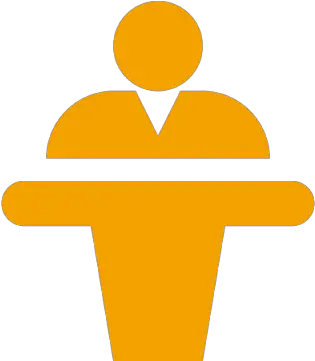  Speaking Speaking Icon In Orange Png Speaking Icon