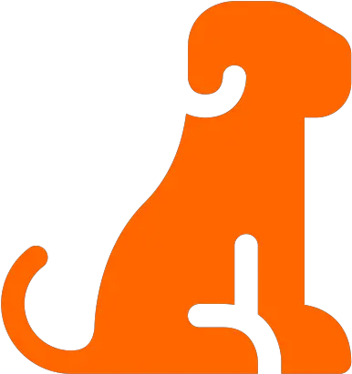  Sitting Dog Icon Png Symbol Orange Dog Puppy Icon