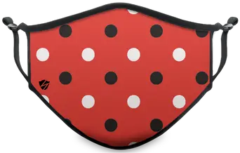  Polka Dots Stealth Mask Usa Masks For Kids Png White Polka Dots Png