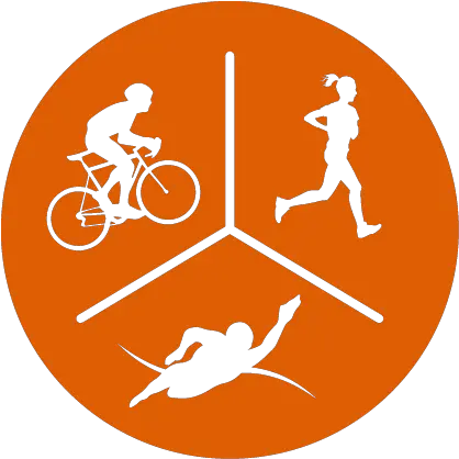  Triathlon Icons Orange 07 U2013 Team Trex Bicycle Png Run Icon Png