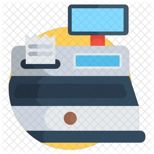  Cash Register Icon Office Equipment Png Cash Register Png