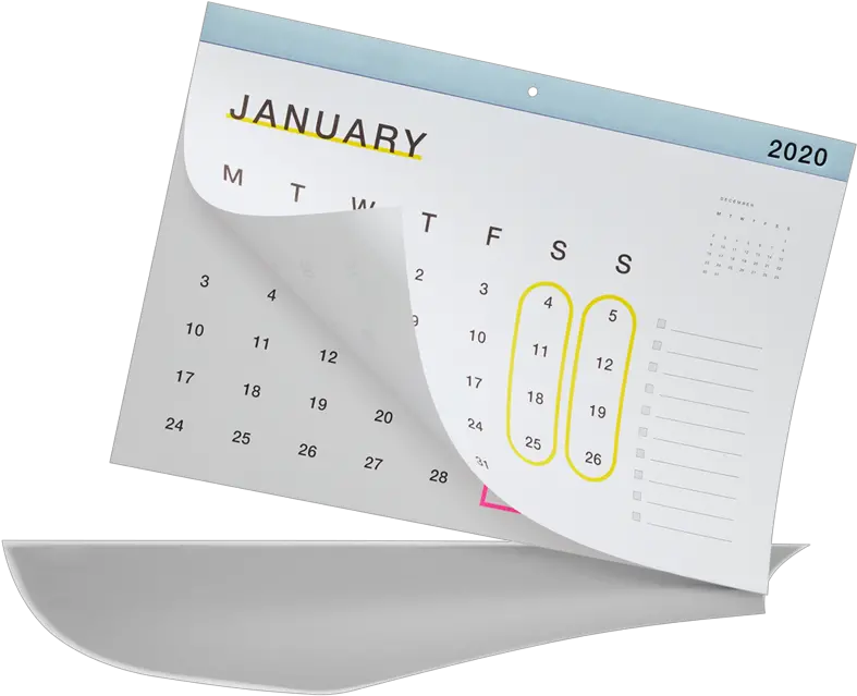  2020 To Do Calendar U2014 Before Breakfast Paper Png Calender Png