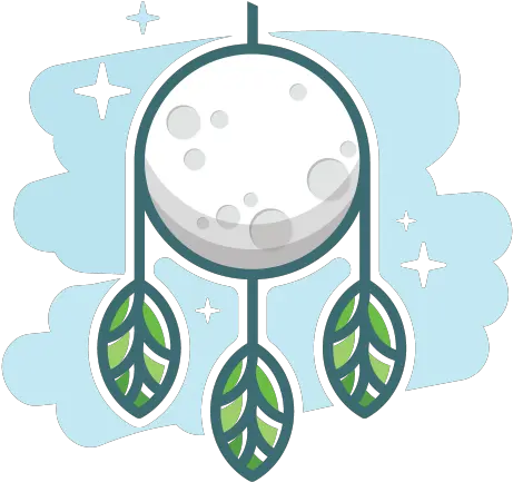  Moon Dreamcatcher Logo Design Dot Png Dream Catcher Logo