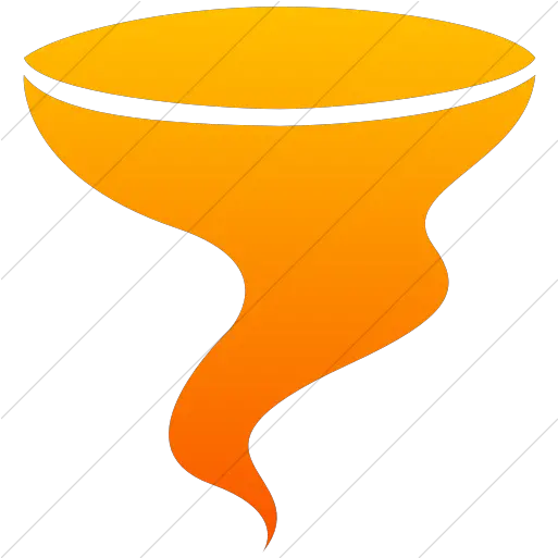  Iconsetc Simple Orange Gradient Ocha Humanitarians Horizontal Png Tornado Icon