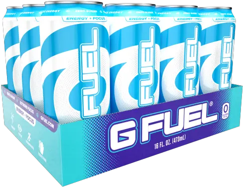  12 G Fuel Blue Ice Sugar Free Crash Bandicoot G Fuel Png Gfuel Png