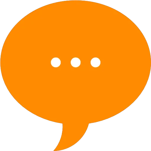  Speech Bubble Conversation Communications Multimedia Orange Heart Png Communication Icon Png