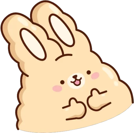  Sticker Maker Cute Rabbit Sticker Cute Png Kawaii Bunny Icon