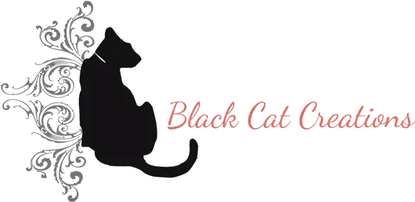  Black Cat Creations Silhouette Png Black Cat Logo