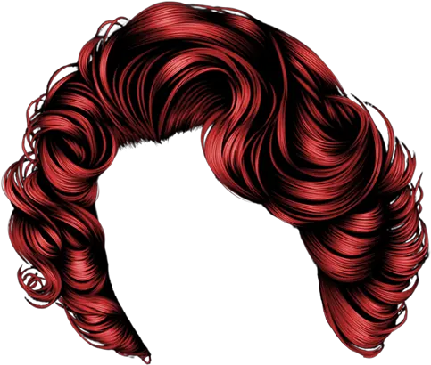  Wig Hair Transparent Png All Red Hair Pic Transparent Background Transparent Wig