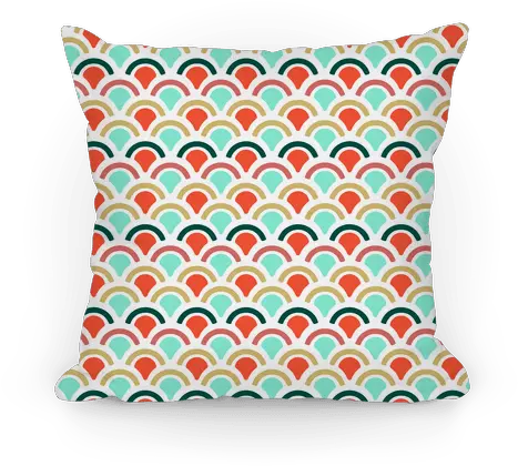  Mermaid Scales Pattern Throw Pillow Lookhuman Cushion Png Mermaid Scales Png