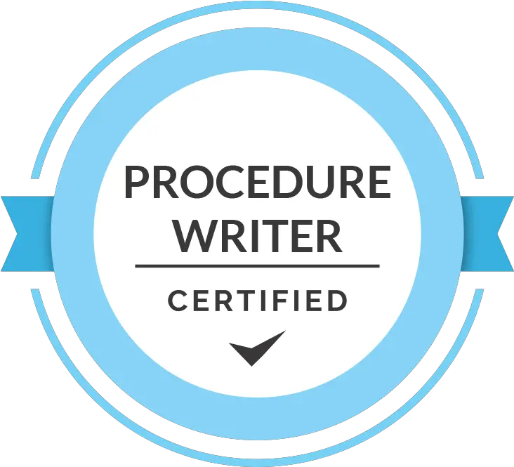  Atr Services Procedure Writer Certification Dot Png Certified Icon Png