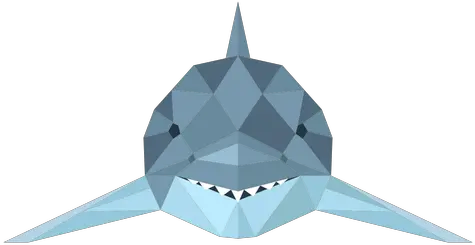  Shark Fin Tail Tooth Low Poly Shark Face Low Poly Png Fin Png