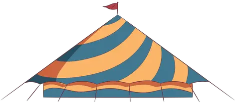  Colored Circus Tent Triangle Png Circus Tent Png