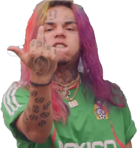  Image 6ix9ine Face Png 6ix9ine Png