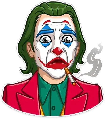  Joker Whatsapp Stickers Sticker Joker Png Joker Transparent