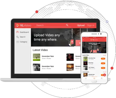  Readymade Video Application Clone Similar Like Youtube Website Png Vl Logo