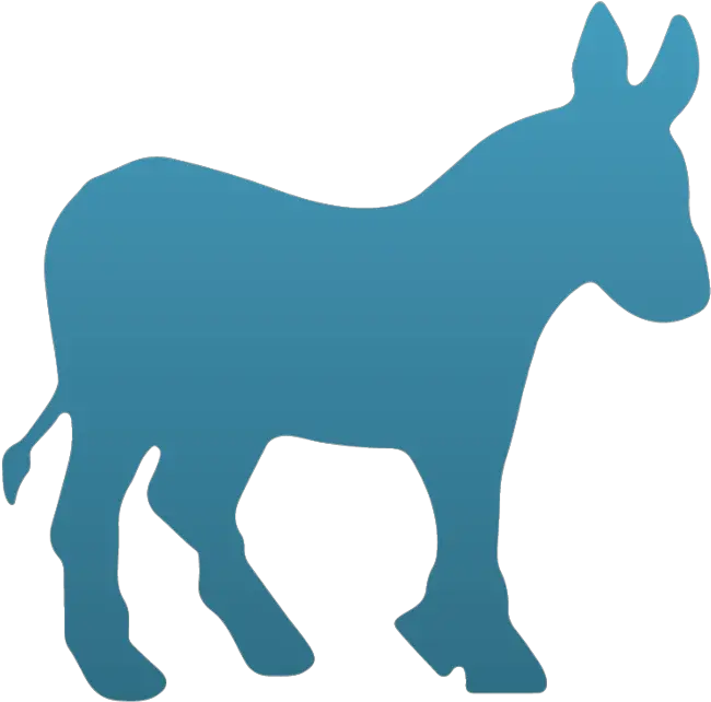  Donkey Temporary Tattoo Primary And Caucuses Symbol Png Donkey Transparent