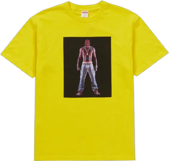  Supreme Tupac Hologram Tee Supreme Tupac Tee Png Tupac Png