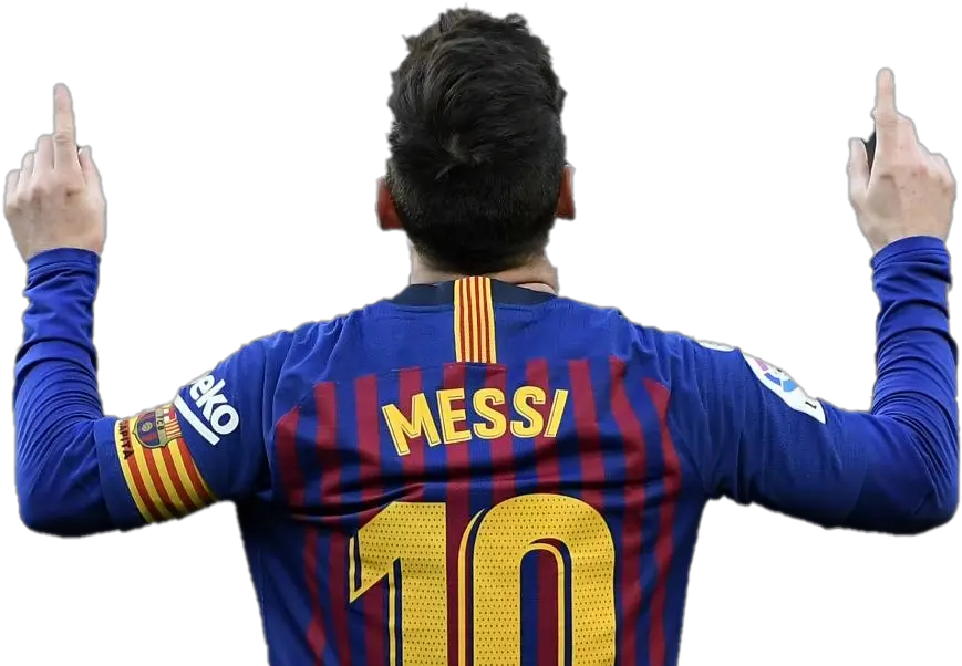  Lionel Messi Free Png Image Lionel Messi Back Png Messi Png