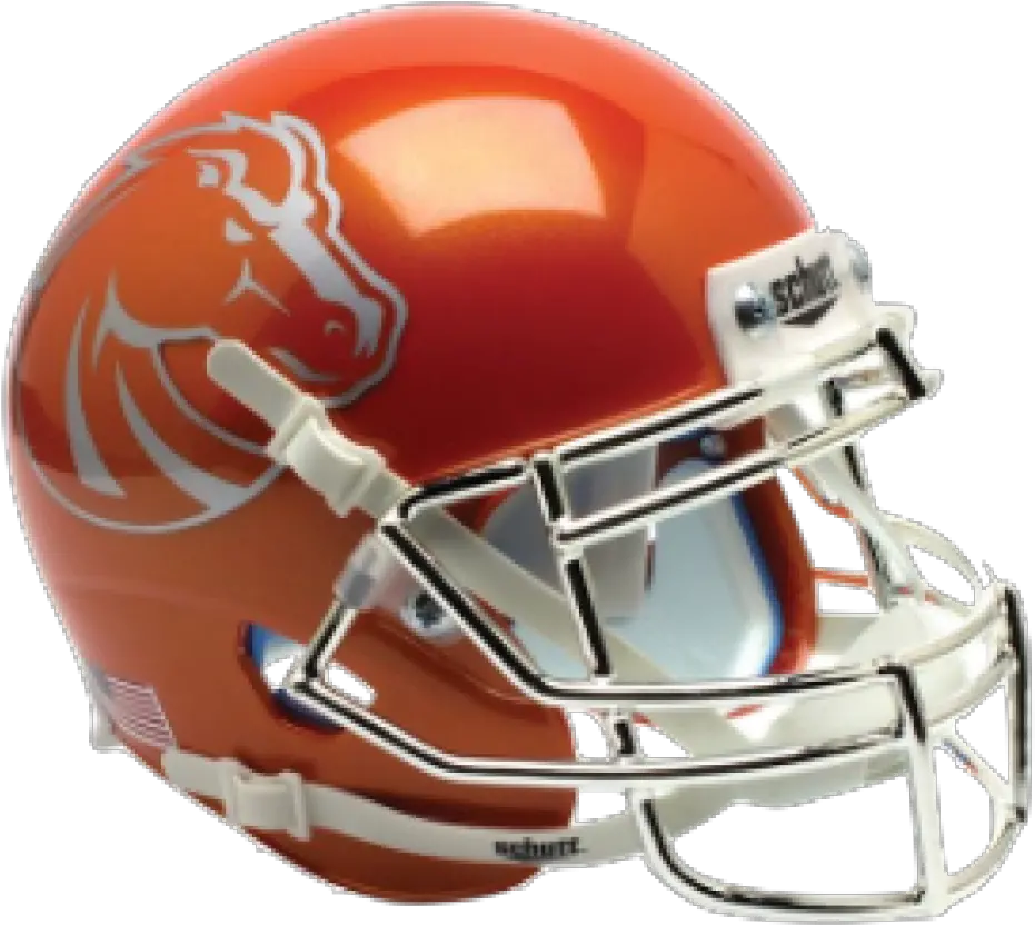  Boise State Mini Helmet The Blue And Orange Store Football Helmet Png Falcons Helmet Png