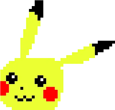  Pikachu Face Pixel Art Maker Cartoon Png Pikachu Face Png