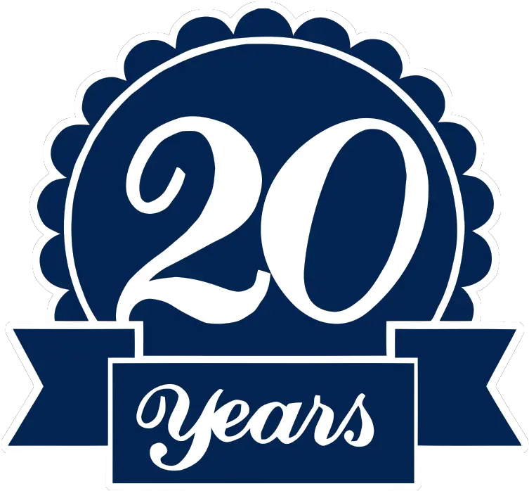  History 20 Years Logo Png History Transparent