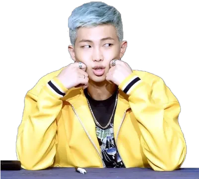  Rap Monster Png Rap Monster Mandando Beijo Namjoon Png