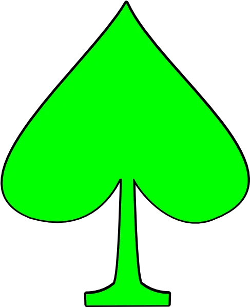  Spade Clipart Png In This 3 Piece Svg And Green Spade Spades Icon