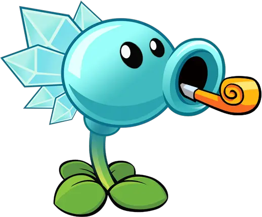  Snow Pea 5th Pvz 2 Snow Pea 517x428 Png Clipart Download Plants Vs Zombies Birthday Pea Png