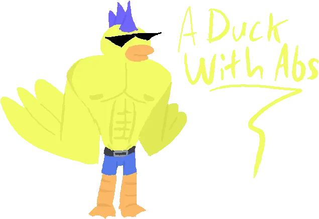  A Duck With Abs Cawwwwmic Wiki Fandom Duck Abs Png Abs Png