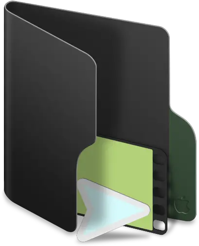  Multimedia Icon Mac Os Black Folder Icons Softiconscom Video Folder Icon Windows Png Os Icon