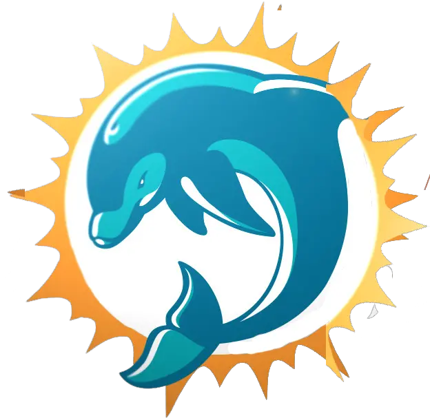  Secondary Actually Has Symbol Transparent Dolphin Logo Png Miami Dolphins Logo Png