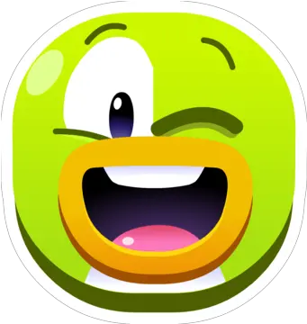  Wink Emoji Pin Club Penguin Island Emojis Png Wink Png