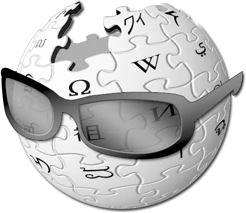  Filewikipedia Insunglassespng Wikimedia Commons Wikipedia Png Black Glasses Png