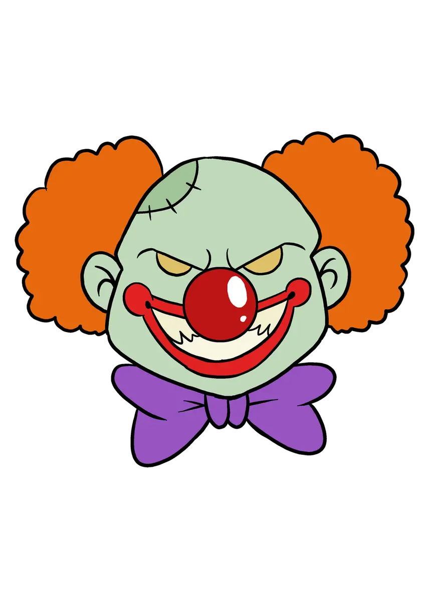  How To Draw Scary Clown Drawing Scary Clowns Step By Step Scary Clown Drawing Easy Png Clown Emoji Png