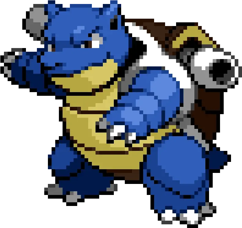  Blastoise Cross Stitch Pattern Blastoise Pixel Art Png Blastoise Png