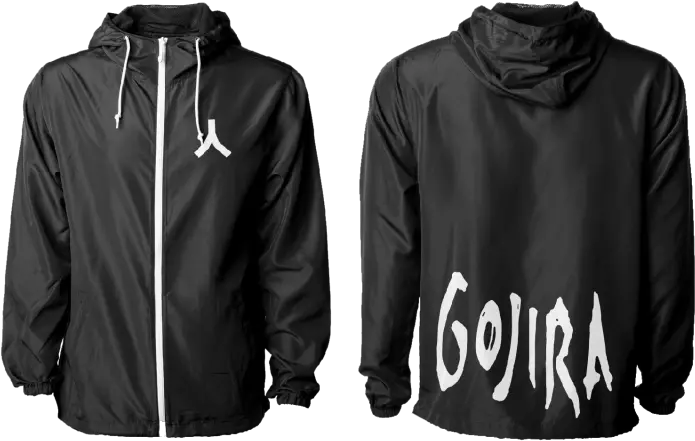  Gojira Volcano Logo Windbreaker Gojira Windbreaker Png Gojira Logo