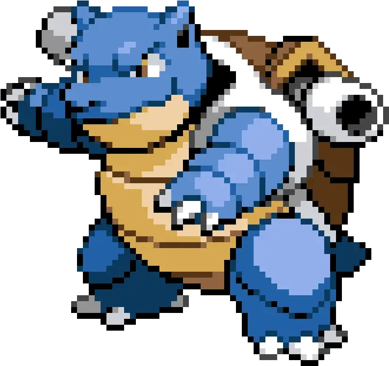  Pixilart Blastoise Pixel Art Png Blastoise Png