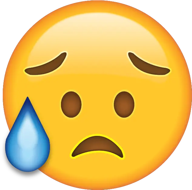  Download Disappointed But Relieved Face Disappointed Emoji Png But Icon