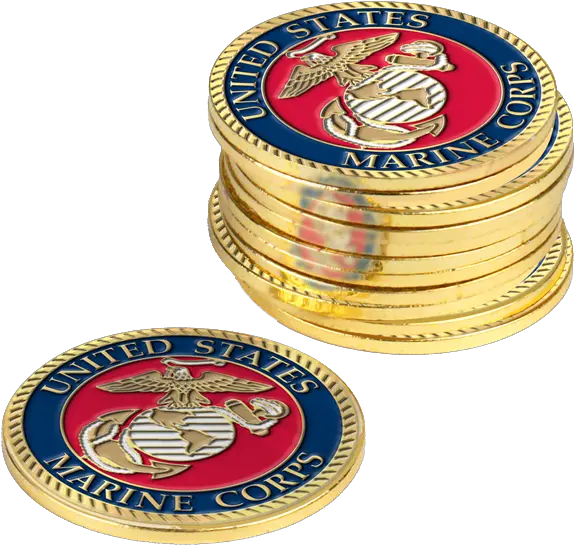  12 Pack Usmc Emblem Ball Markers Coin Png Hit Marker Png