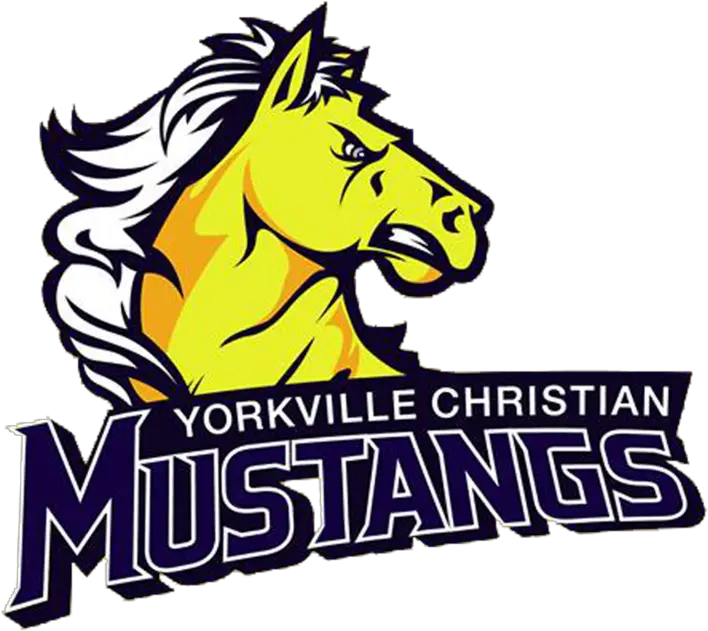  Yorkville Christian High School Yorkville Christian Mustangs Png Mustang Logo Clipart