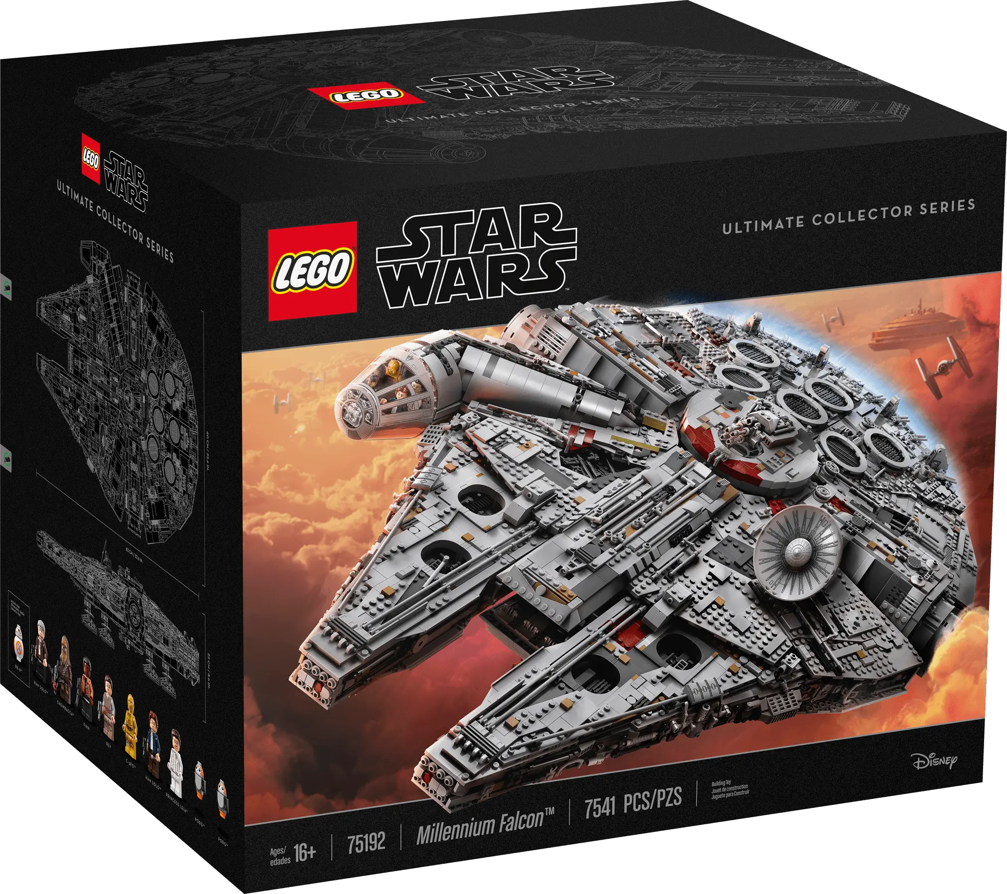  Lego 75192 Ucs Millennium Falcon Star Lego Star Wars Ultimate Collector Series Png Millennium Falcon Png