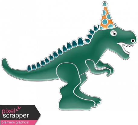  The Good Life June Birthday Elements Enamel Trex 1 Birthday T Rex Png Trex Png