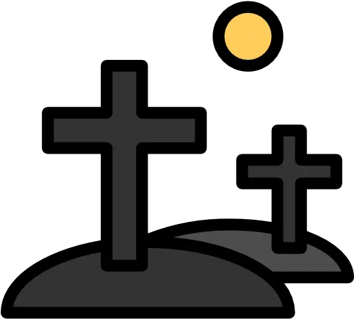  Cemetery Free Halloween Icons Christian Cross Png Graveyard Icon