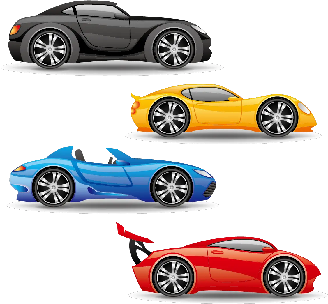  Download Transportation Car Material Sports Vector Truck Cartoon Sports Car Black Png Sport Car Icon