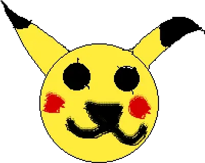  Pixilart Pikachu Head By Pikapokeplays Dot Png Pikachu Facebook Icon