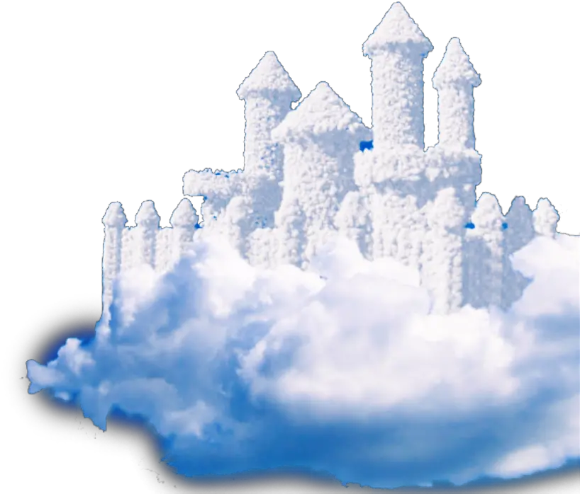  Castle Clouds Fantasy Cloud Creative Heaven Cloud Castle Png Castle Transparent