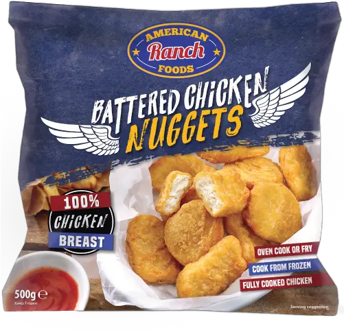  Battered Chicken Nuggets 500g American Ranch Chicken Nuggets Png Chicken Nugget Transparent